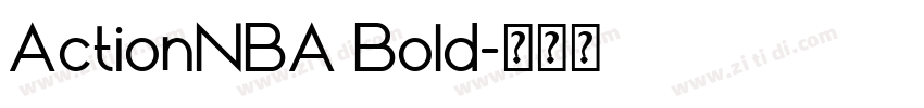 ActionNBA Bold字体转换 ActionNBA Bold字体转换